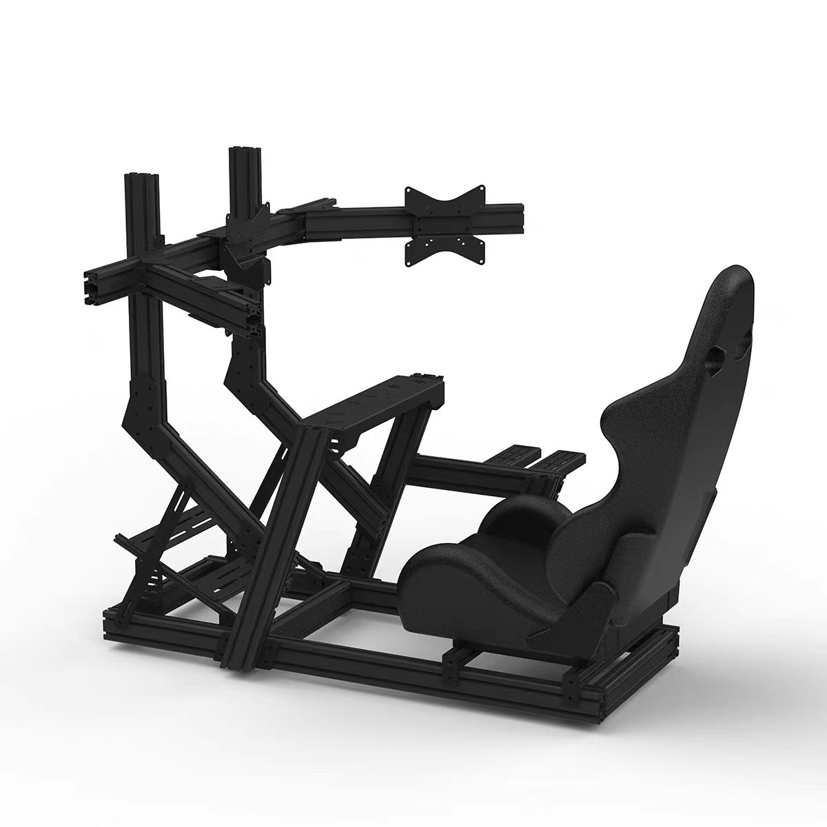 Triple Monitor Stand Sim Racing - Sim Racing Chassis Stand 6000 Series