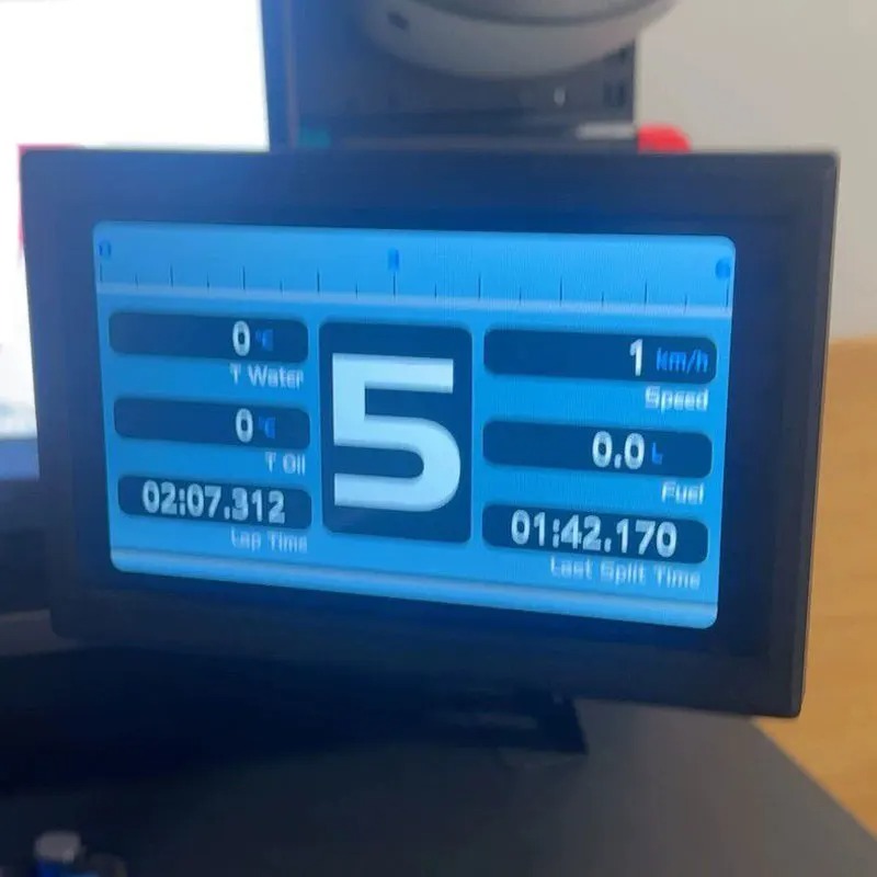 Sim Racing Dashboard Screen Display - Simplayer Sim Racing Dashboard Dash Display