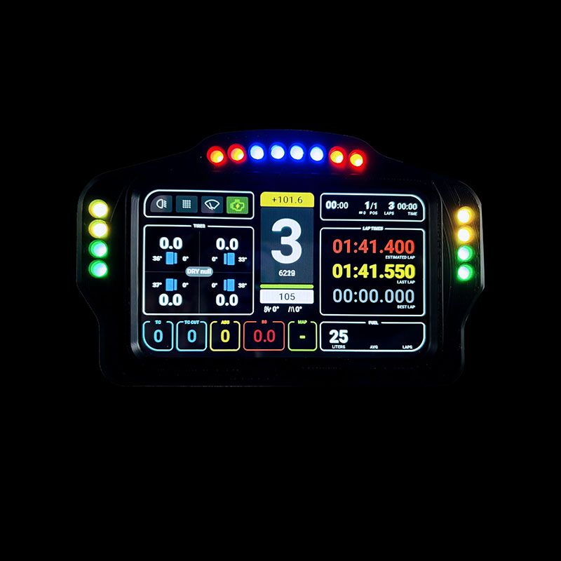 Sim Racing Dashboard Screen Display - DT5 Simracing Dashboard Display 5 Inch