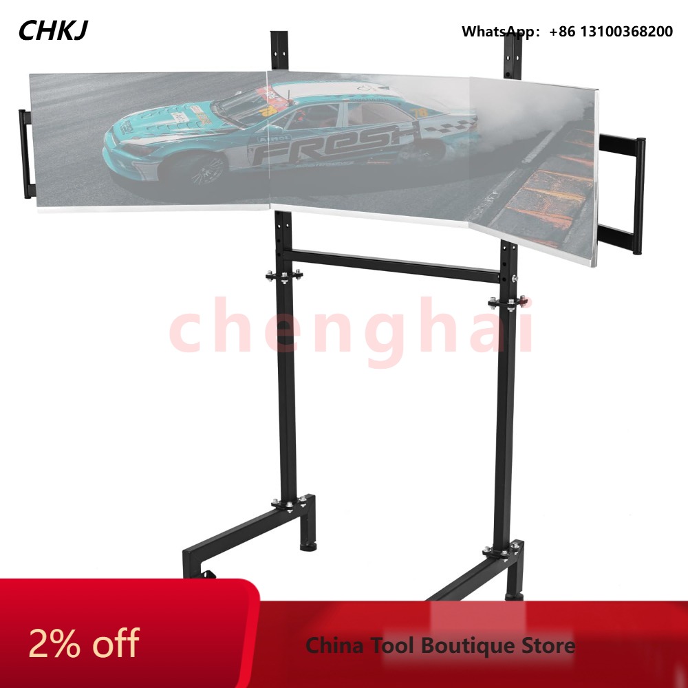 Triple Monitor Stand Sim Racing - sim racing triple M stand with