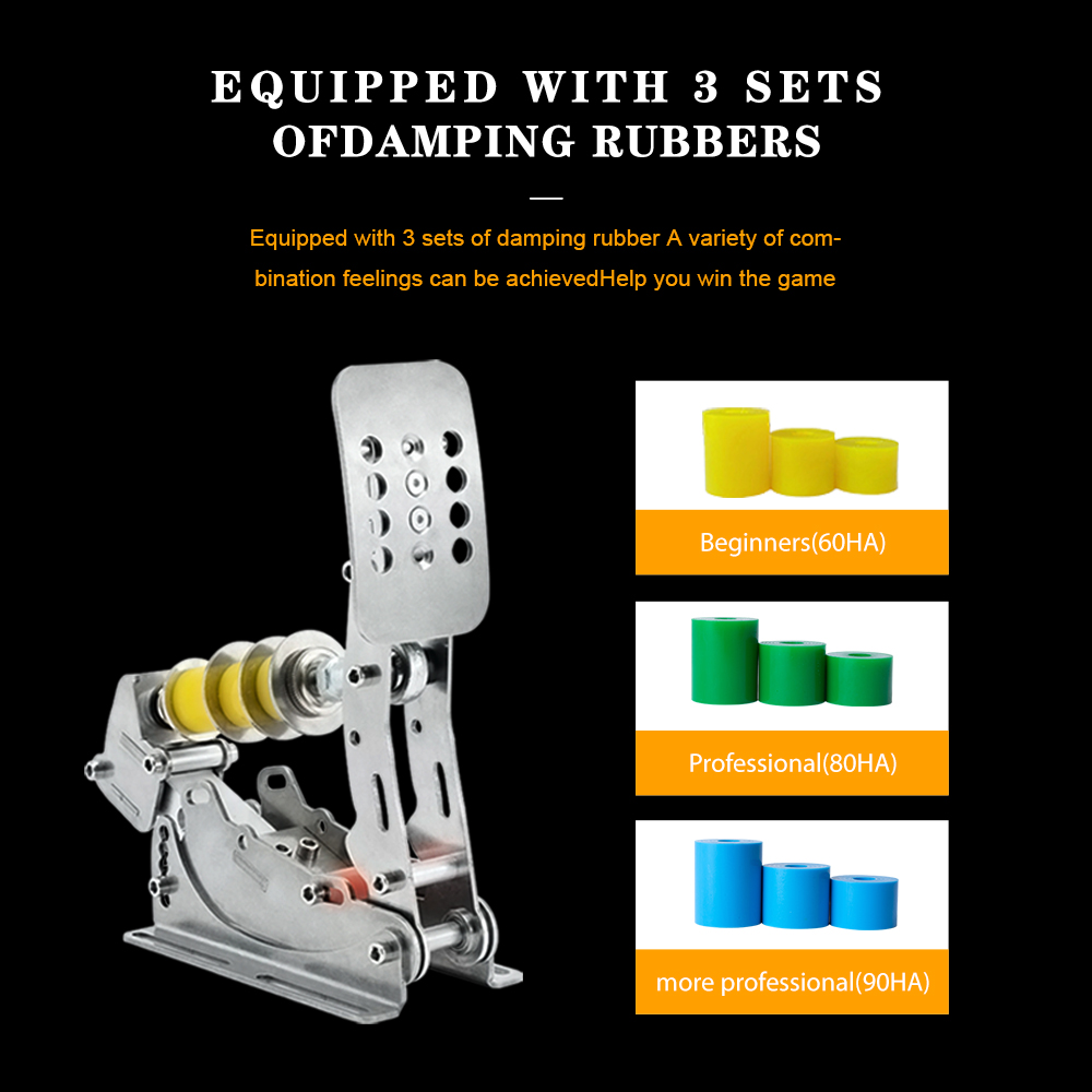 [US Stock] SIMJACK UT Pedals S - Sim Racing Pedals Load Cell Hydraulic recension och pris