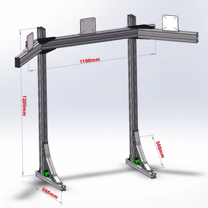 ized Multiple Monitor Mounts T - Triple Monitor Stand Sim Racing recension och pris