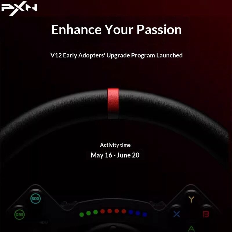 PXN VD10 Game Steering Wheel S - Direct Drive Racing Wheel Base 10Nm recension och pris