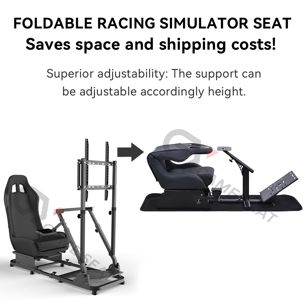 GY084 New Gaming Sport Game Pl - Sim Racing Seat Bucket Cockpit recension och pris