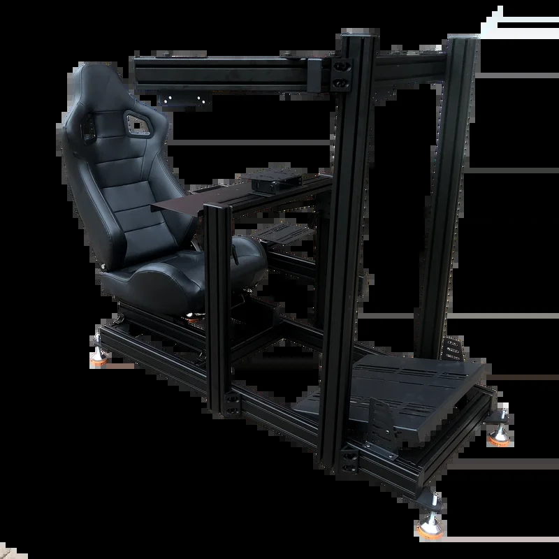 Custom Sim Racing Motion Simul - Triple Monitor Stand Sim Racing recension och pris