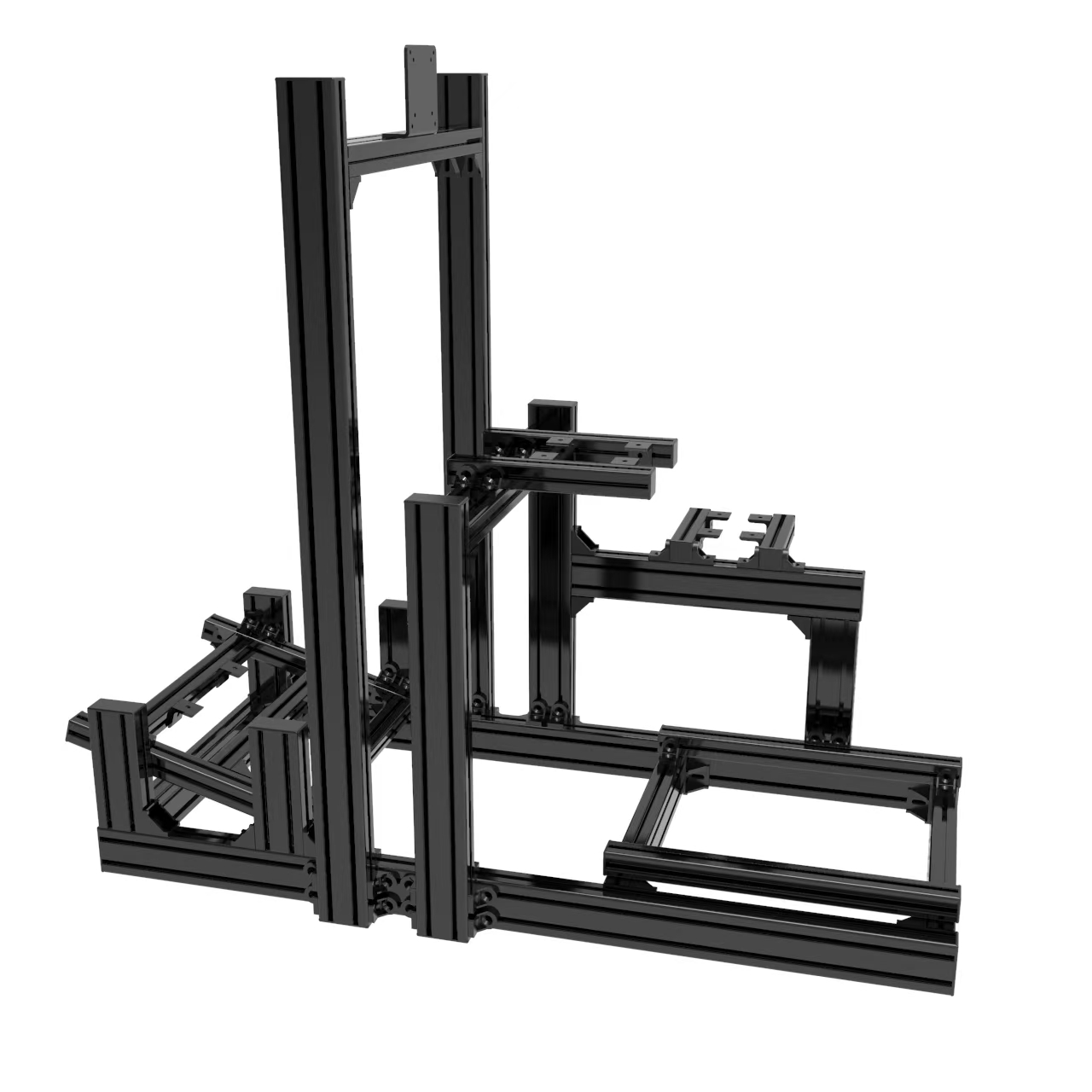 Basic Sim Racing Cockpits Rig  - Triple Monitor Stand Sim Racing recension och pris