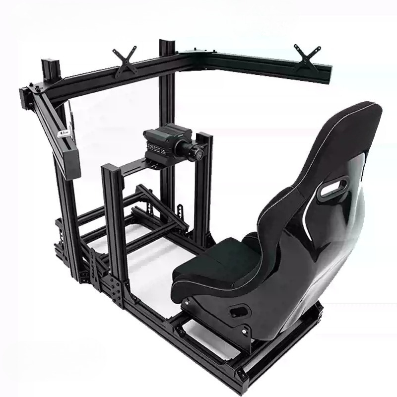 No Shake Standalone & Cockpit  - Triple Monitor Stand Sim Racing recension och pris