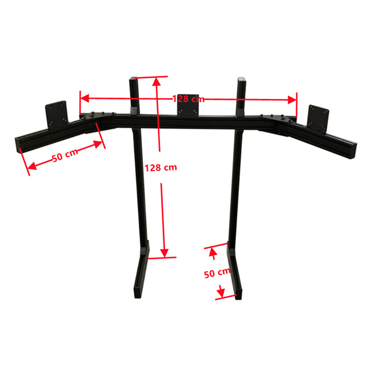4080 Aluminum Sim Racing Tripl - Triple Monitor Stand Sim Racing recension och pris
