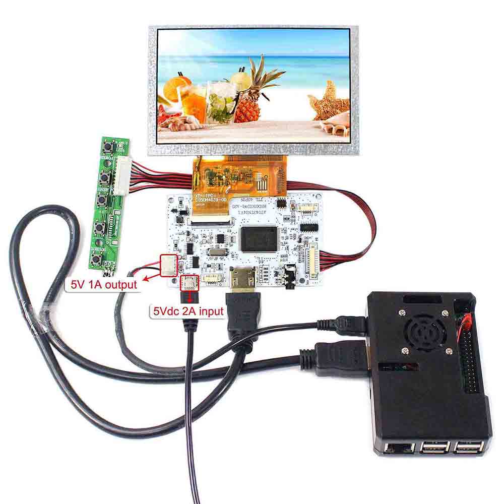 H/D LCD Controller Board with  - Sim Racing Dashboard Screen Display recension och pris