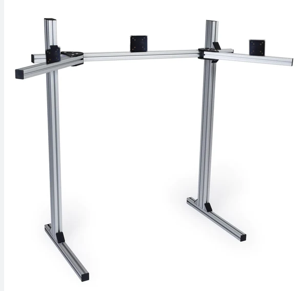 6063 Aluminum Triple Display F - Triple Monitor Stand Sim Racing recension och pris