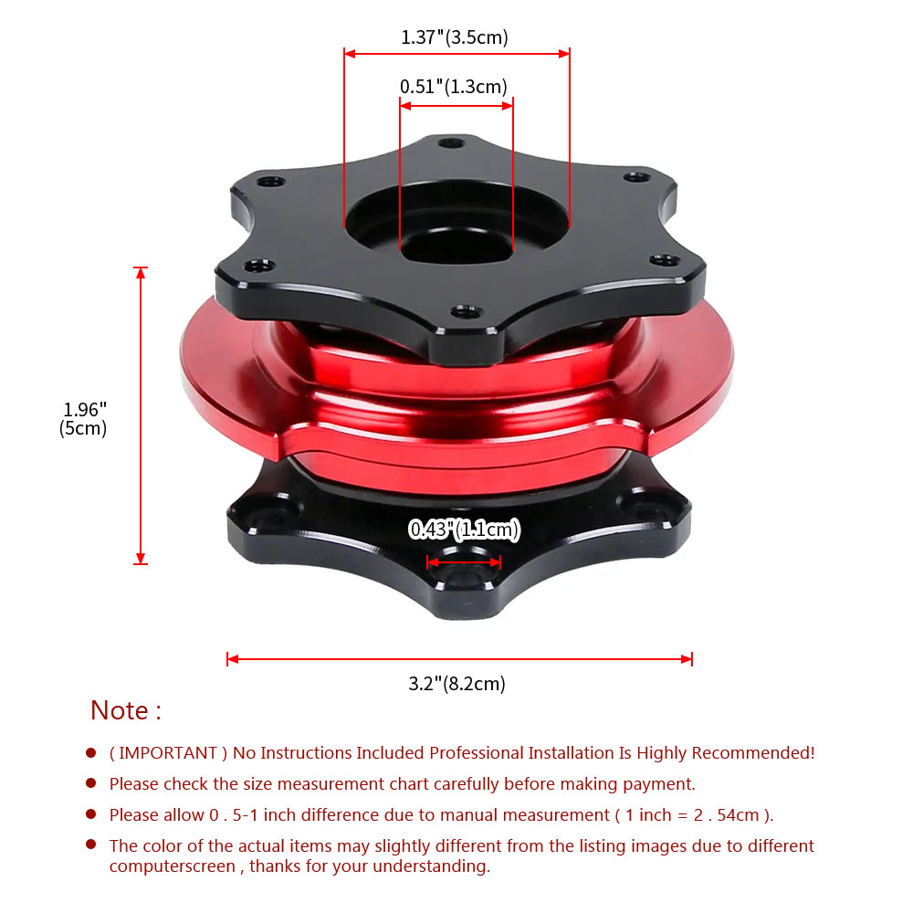 Universal Short AU D‑Shape Ste - Racing Wheel Quick Release Hub 70Mm recension och pris