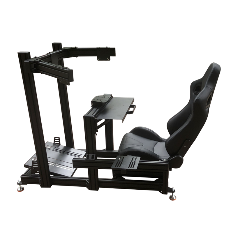 No Shake Standalone & Cockpit  - Triple Monitor Stand Sim Racing recension och pris
