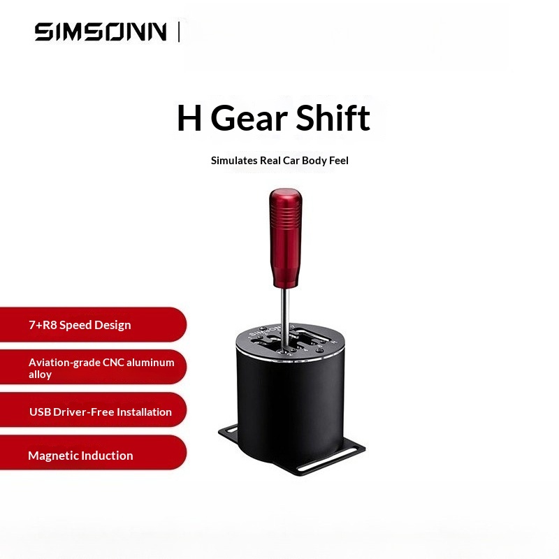 SIMSONN Upgraded 7+R Long Base - H Pattern Shifter Usb Sim Racing recension och pris