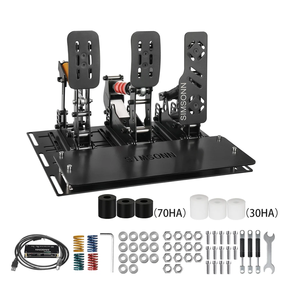 Pedals Sim Racing Pedals PC Ra - Sim Racing Pedals Load Cell Hydraulic recension och pris
