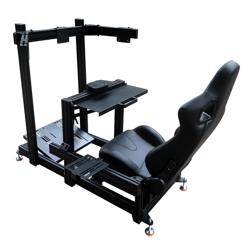 Sim Rig Aluminum Extrusion 408 - Triple Monitor Stand Sim Racing recension och pris