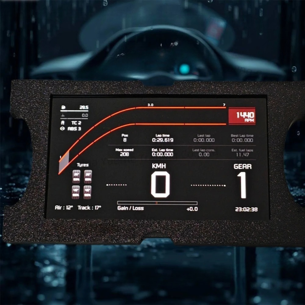 Simracing Game Multifunctional - Sim Racing Dashboard Screen Display recension och pris