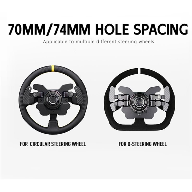 QR040 For MOZA Simagic M10 A/M - Racing Wheel Quick Release Hub 70Mm recension och pris