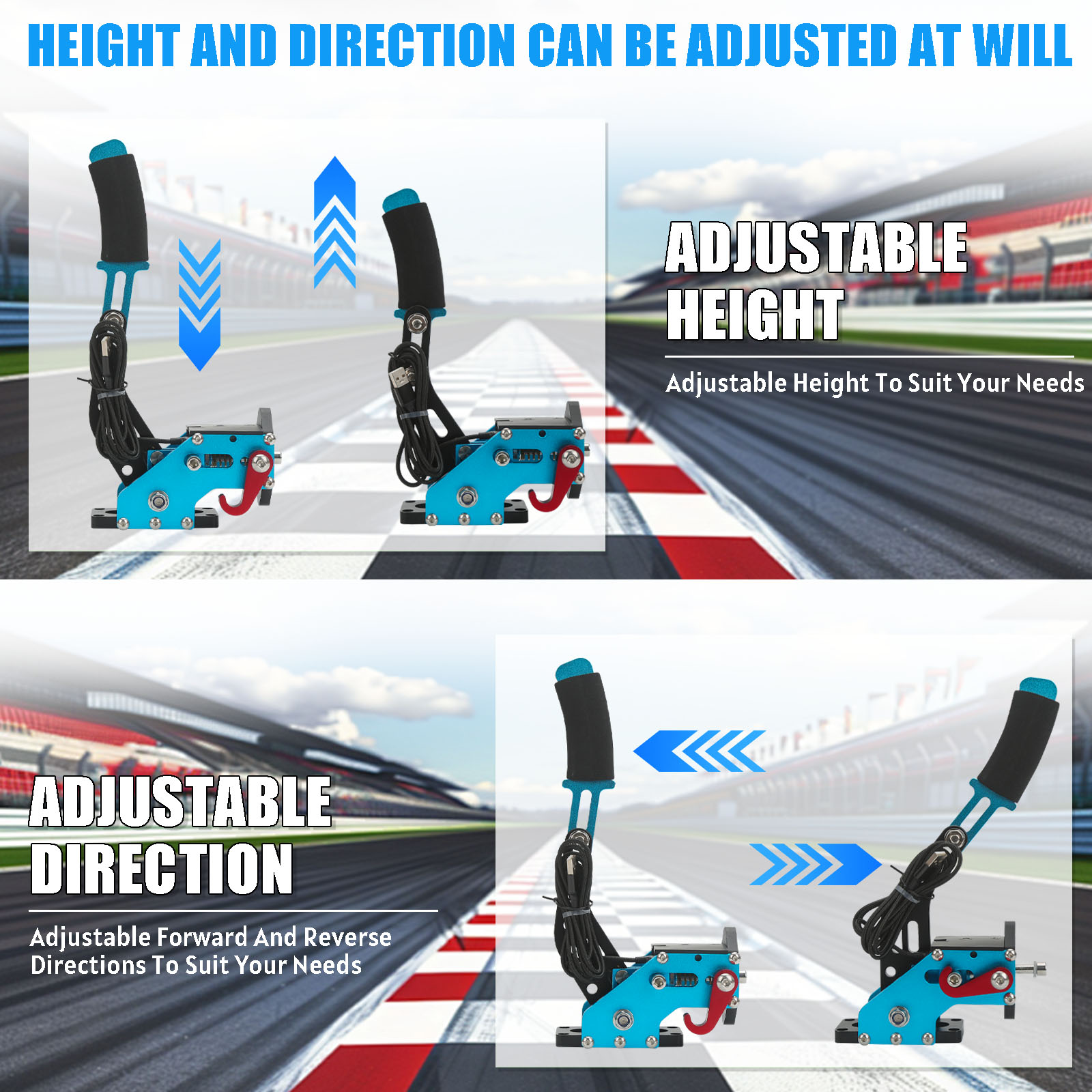 USB Handbrake Kit  with Clamp  - Handbrake Usb Sim Racing Drift recension och pris