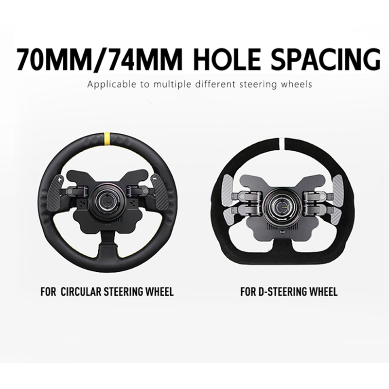 Super Sale 6 Hole Racing Simul - Racing Wheel Quick Release Hub 70Mm recension och pris