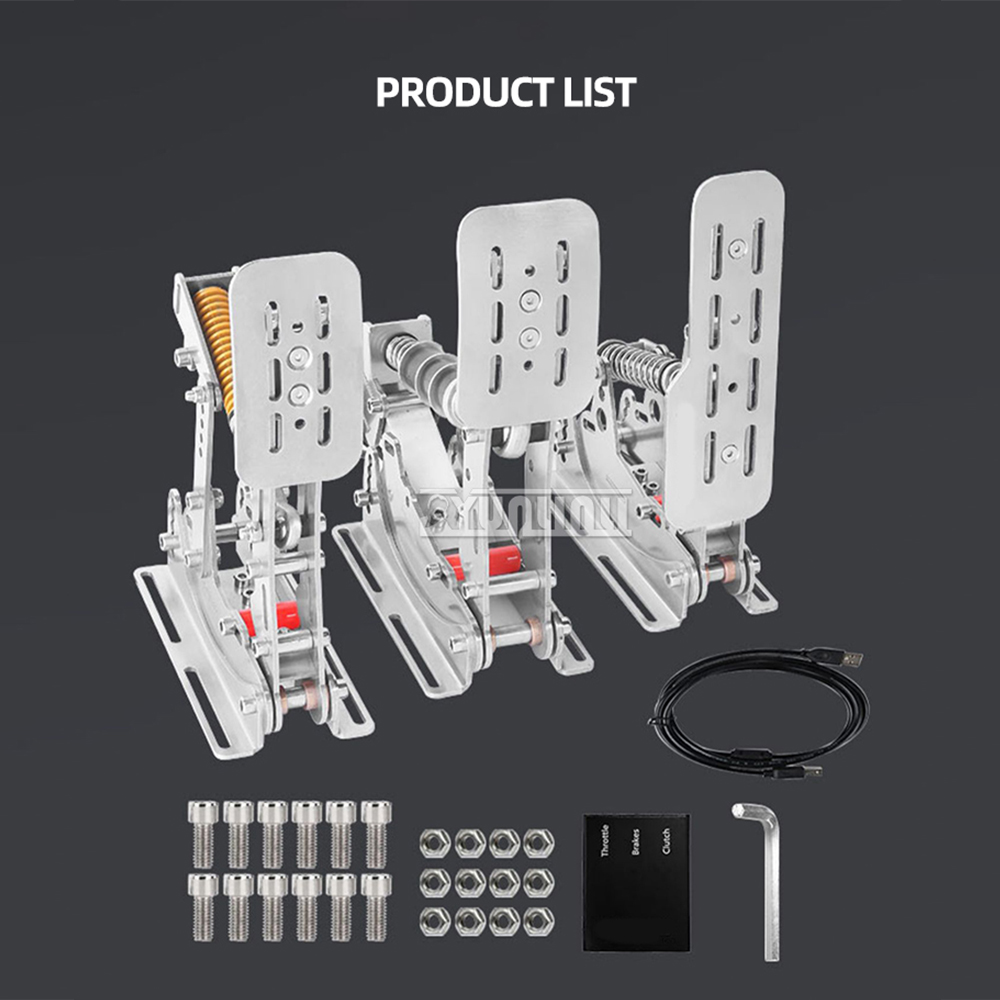Sim Racing Pedal PC Racing Sim - Sim Racing Pedals Load Cell Hydraulic recension och pris