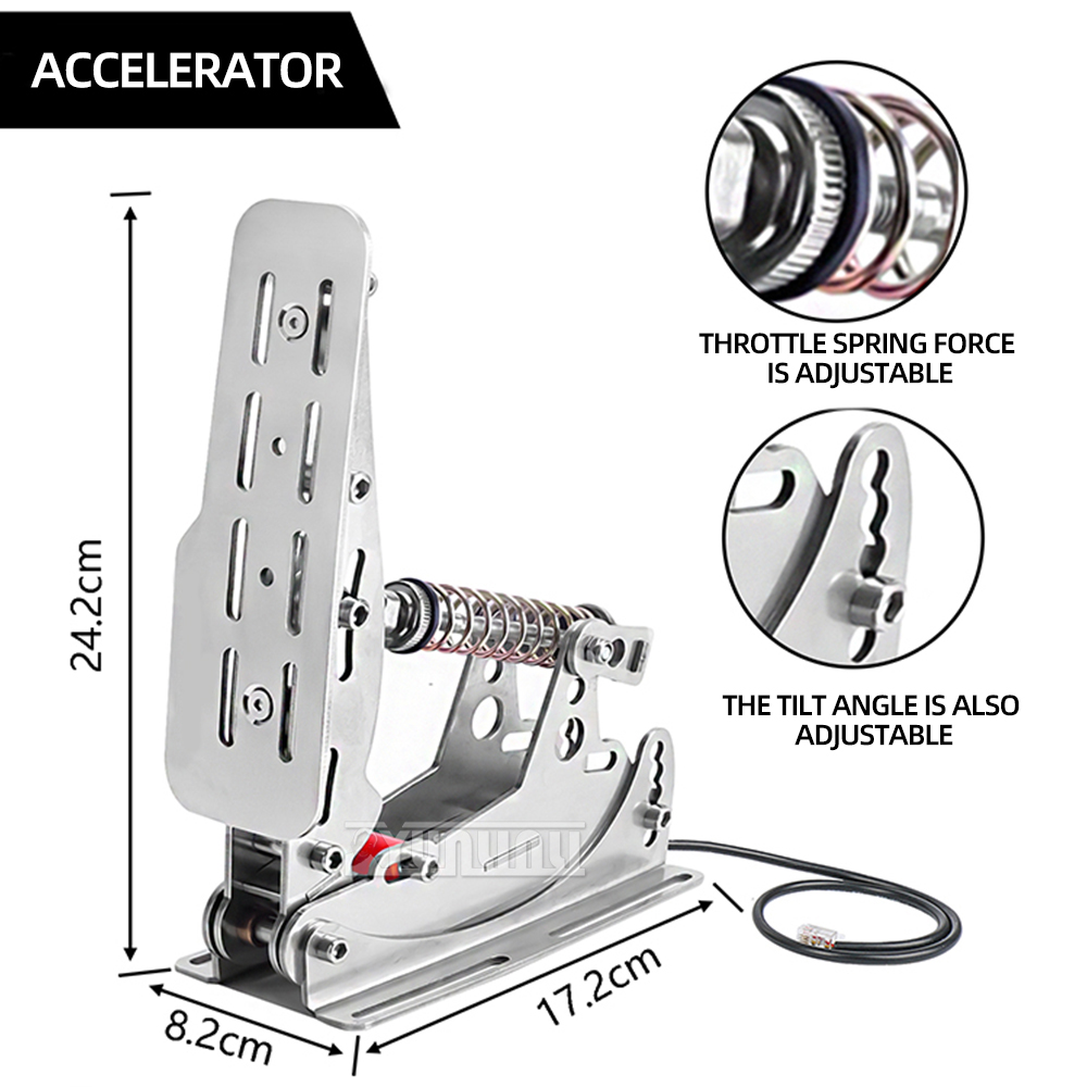 Sim Racing Pedal PC Racing Sim - Sim Racing Pedals Load Cell Hydraulic recension och pris